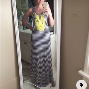 Stitch Fix THML Kahlo Racer Back Striped Maxi Dress (NWOT)